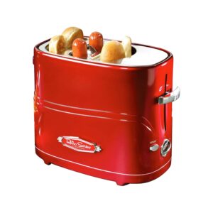Nostalgia HDT600RETRORED Retro Series Pop-Up Hot Dog Toaster