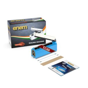 ENEM Sealing Machine, 8 Inch (200 mm), With 1 Year Warranty, With Full Customer Support, Plastic Packing Machine, Pepsi Pouch Sealing Machine, Heat Sealer Machine, Plastic Pouch Sealing Machine